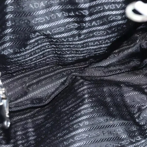 Prada handbag tote nylon purple lilac - Picture 8 of 14